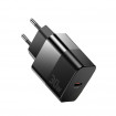 Мережевий зарядний пристрій Essager Travel Charger 30W USB-C Black (E30JSB1-SYTT1-T) + кабель USB Type-C
