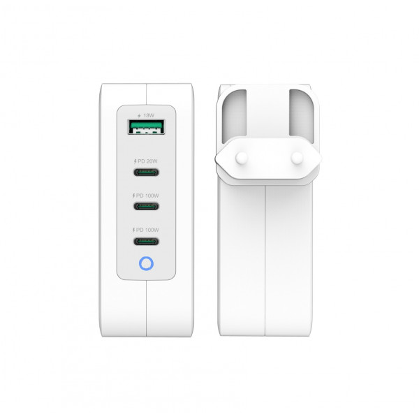 Мережевий зарядний пристрій J5create GaN USB-C 130W White (JUP43130E-EN)