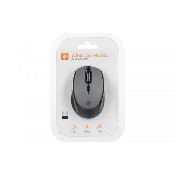 Миша бездротова 2E MF220 WL Grey (2E-MF220WB) USB