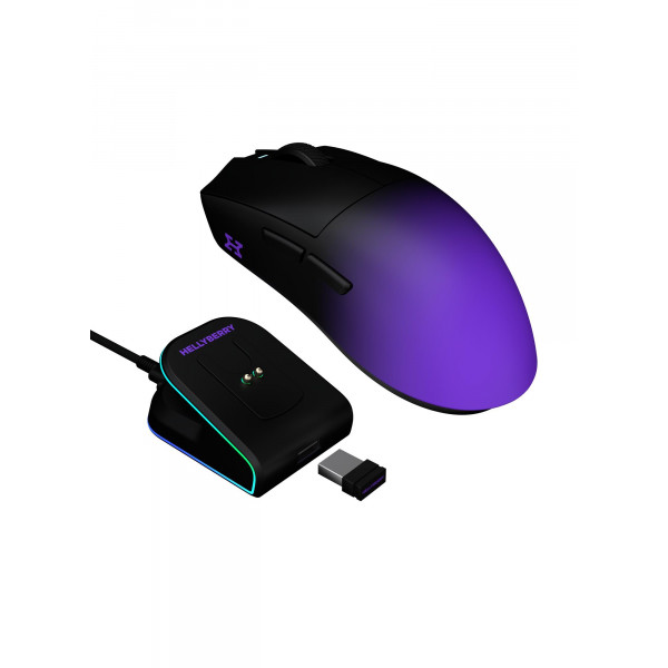Миша бездротова Hator Hellyberry HM47 Pro Wireless Black/Violet Gradient (HM47PRO_black_violet)