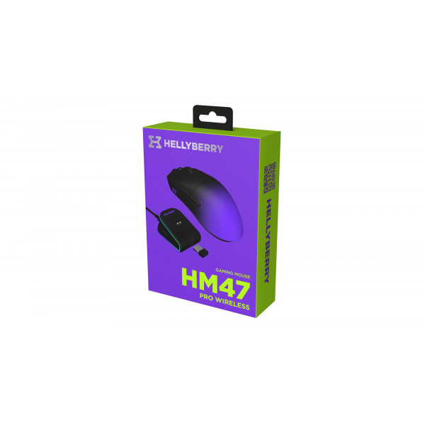 Миша бездротова Hator Hellyberry HM47 Pro Wireless Black/Violet Gradient (HM47PRO_black_violet)