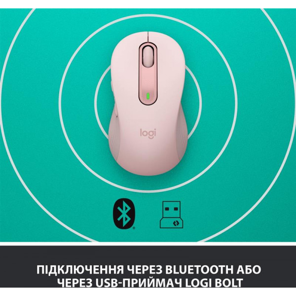 Миша бездротова Logitech Signature M650 Rose (910-006254)