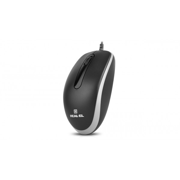 Миша REAL-EL RM-217 Black (EL123200038)