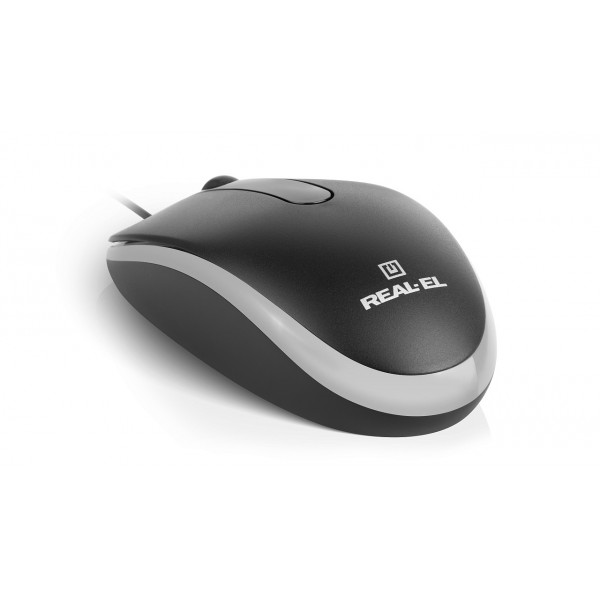 Миша REAL-EL RM-217 Black (EL123200038)