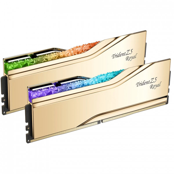 Модуль пам`ятi DDR5 2x16GB/6000 G.Skill Trident Z5 Royal Gold (F5-6000J2836G16GX2-TR5G)