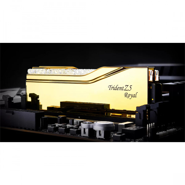 Модуль пам`ятi DDR5 2x16GB/6000 G.Skill Trident Z5 Royal Gold (F5-6000J2836G16GX2-TR5G)