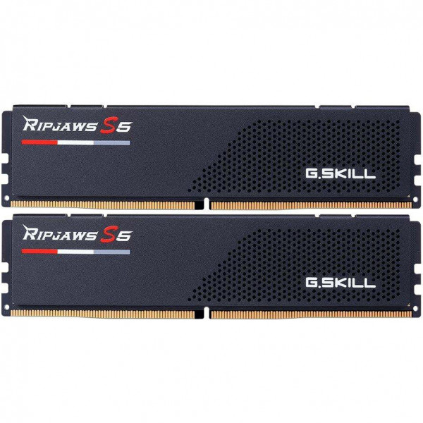 Модуль пам`ятi DDR5 2x16GB/6400 G.Skill Ripjaws S5 Black (F5-6400J3239G16GX2-RS5K)