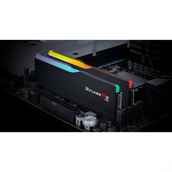 Модуль пам`ятi DDR5 2x32GB/6000 G.Skill Ripjaws M5 RGB Black (F5-6000J3238G32GX2-RM5RK)