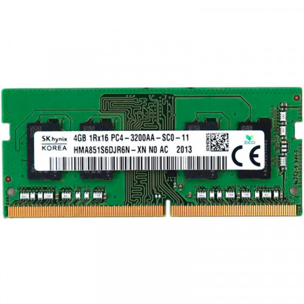Модуль пам`яті SO-DIMM 4GB/3200 DDR4 Hynix (HMA851S6DJR6N-XN)