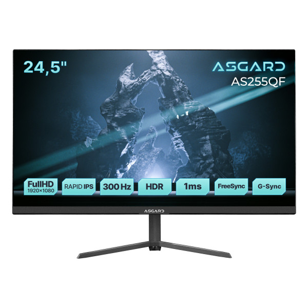 Монітор ASGARD Gaming 24.5" AS255QF IPS Black 300Hz