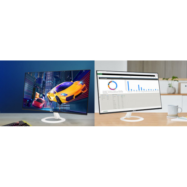 Монiтор Asus 23.8" VZ24EHF-W (90LM07C2-B01470) IPS White 100Hz