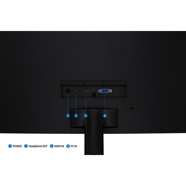 Монiтор Samsung 27" Essential S3 S27D390G (LS27D390GAIXCI) VA Black Curved 100Hz