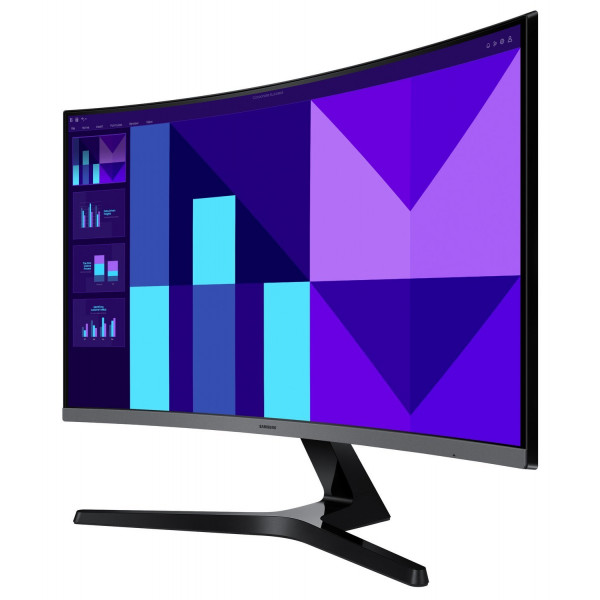 Монiтор Samsung 27" Essential S3 S27D390G (LS27D390GAIXCI) VA Black Curved 100Hz