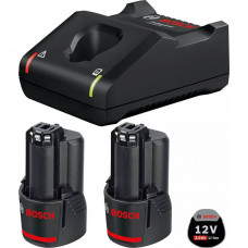 Набір акумулятор і зарядний пристрій Bosch Professional GBA 12В 2х3.0Агод ЗП GAL 12V-40 (1.600.A01.9RD)