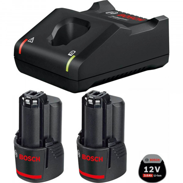 Набір акумулятор і зарядний пристрій Bosch Professional GBA 12В 2х3.0Агод ЗП GAL 12V-40 (1.600.A01.9RD)