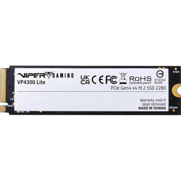 Накопичувач SSD 4TB Patriot Viper VP4300 Lite M.2 2280 PCIe 4.0 x4 NVMe TLC (VP4300L4TBM28H)
