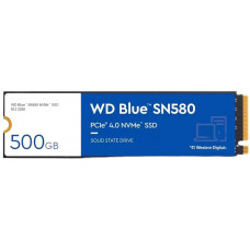 Накопичувач SSD 500GB WD Blue SN580 M.2 2280 PCIe 4.0 x4 3D TLC (WDS500G3B0E)