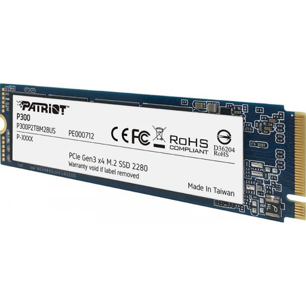 Накопичувач SSD 512GB Patriot P300 M.2 2280 PCIe 3.0 x4 NVMe TLC (P300P512GM28)