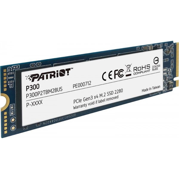 Накопичувач SSD 512GB Patriot P300 M.2 2280 PCIe 3.0 x4 NVMe TLC (P300P512GM28)
