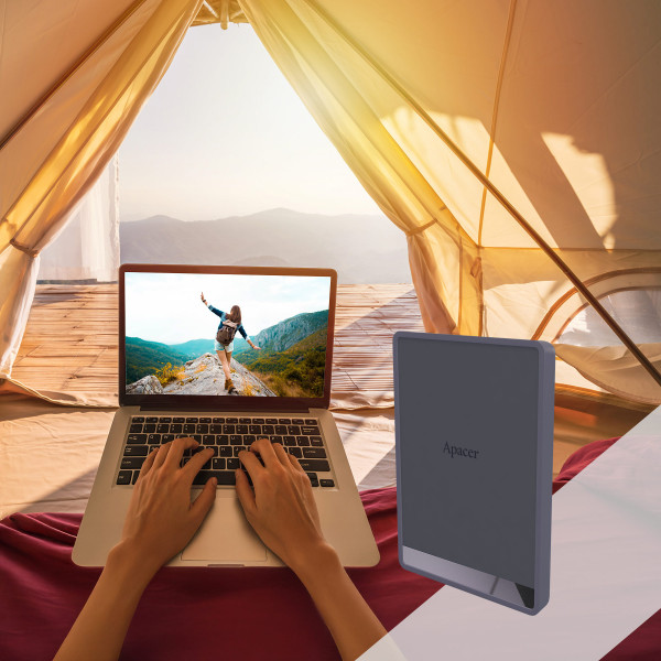 Накопичувач зовнішній SSD 512GB Apacer AS724 Cream (AP512GAS724C-1)