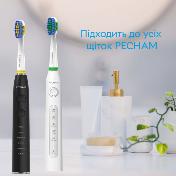 Насадки для зубної щітки Pecham Travel White (4820301550044)