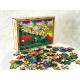 Пазл дерев`яний UkrainianPuzzles Сонце низенько, трактор близенько Марія Примаченко
