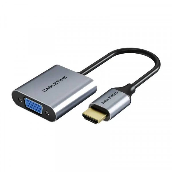 Перехідник Cabletime HDMI - VGA (F/M), 0.2 м (CP53G)