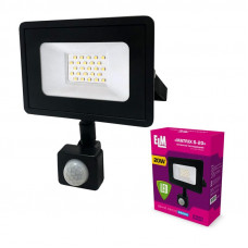 Прожектор світлодіодний з датчиком руху (ІКД) ELM Matrix S 20W 6500К 26-0035