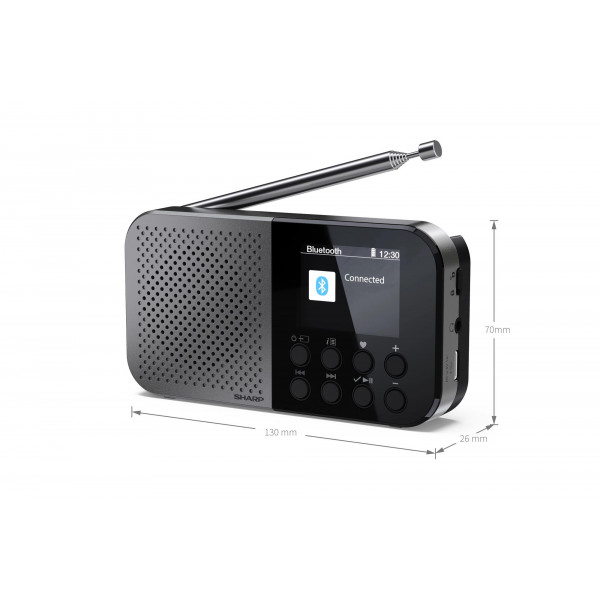 Радіоприймач Sharp DR-P520 Grey (DR-P520(GY))