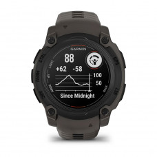 Смарт-годинник Garmin Instinct Crossover AMOLED Tactical Black with Black Silicone (010-03398-42)