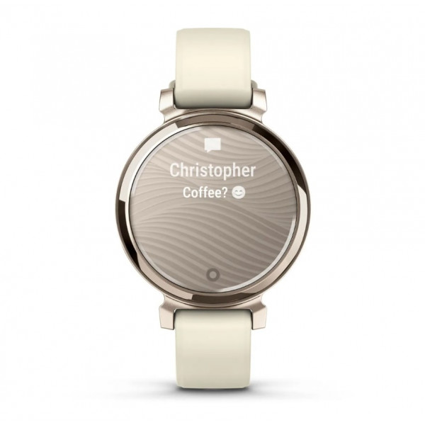 Смарт-годинник Garmin Lily 2 Cream Gold with Coconut Silicone Band (010-02839-70)