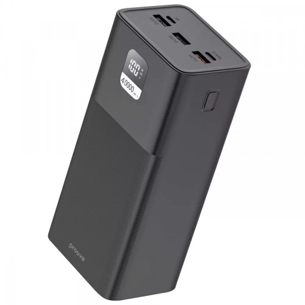 Універсальна мобільна батарея Proove Giant 100W 40000mAh Black (PBGI99320001)
