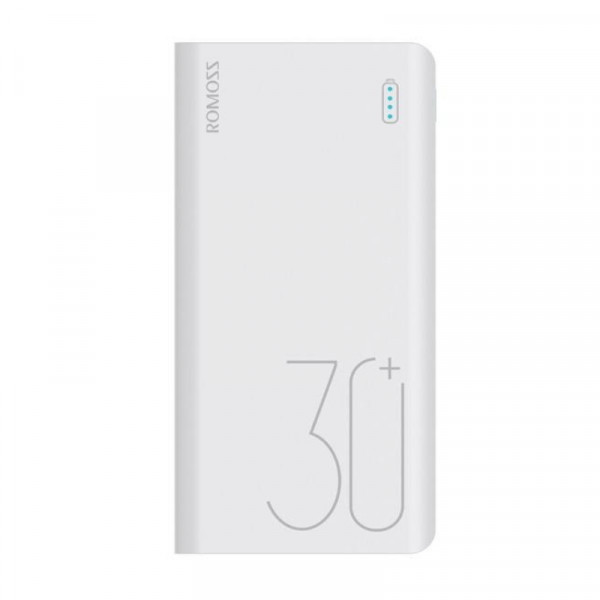 Універсальна мобільна батарея Romoss Sense8+ 30000mAh White (PHP30-401-02)