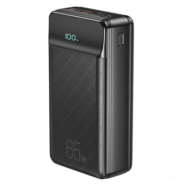 Універсальна мобільна батарея XO PR201 PD 65W QC 3.0 30000mAh Black