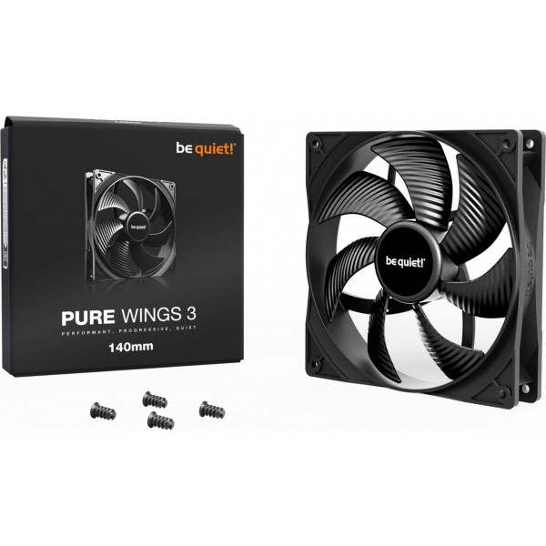 Вентилятор be quiet! Pure Wings 3 140mm Black (BL107)