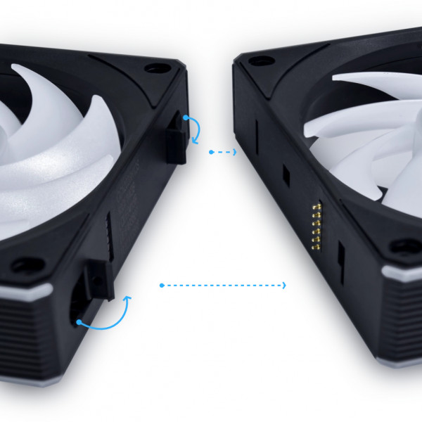 Вентилятор Lian Li Uni Fan CL Wireless 120-1 Black (G99.12CL1W1B.00)