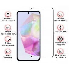 Захисне скло BeCover для Samsung Galaxy А37 SM-A376 Black (714916)