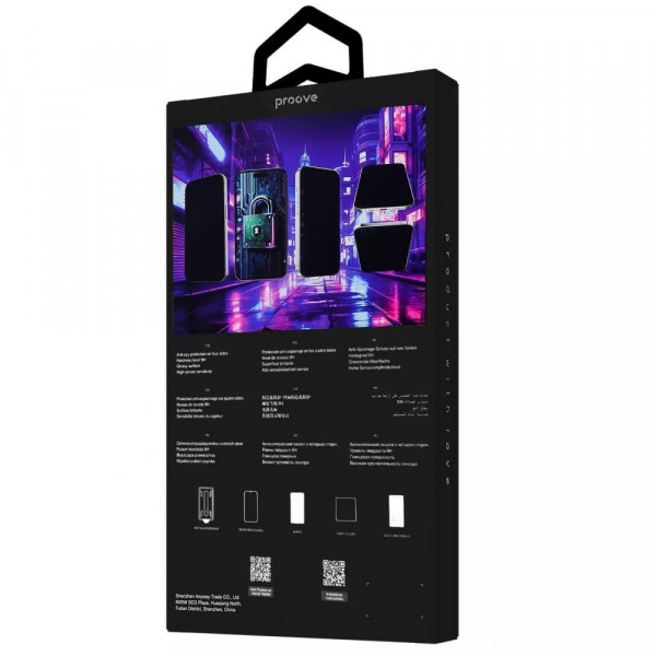 Захисне скло Proove Privacy 360 Installation Box для iPhone 16 Pro/17 Black (PG360I16P001)