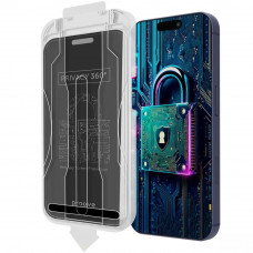 Захисне скло Proove Privacy 360 Installation Box для iPhone 16 Pro/17 Black (PG360I16P001)