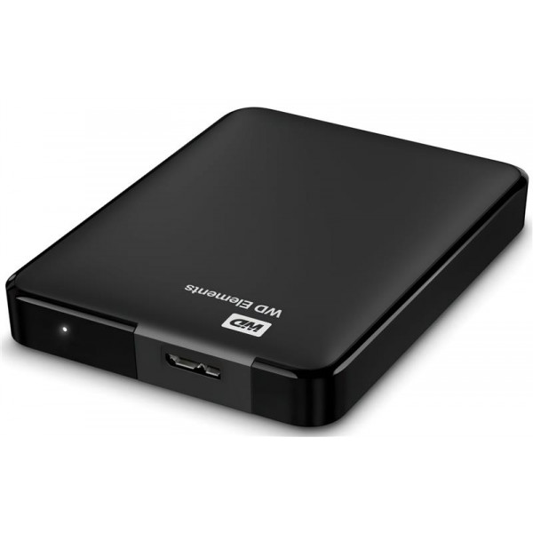 Зовнішній жорсткий диск 2.5" USB 1.0TB WD Elements Black (WDBUZG0010BBK-WESN)_Bulk