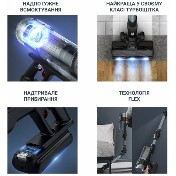 Акумуляторний пилосос Rowenta X-Force Flex 16.60 Animal RH9C71E0