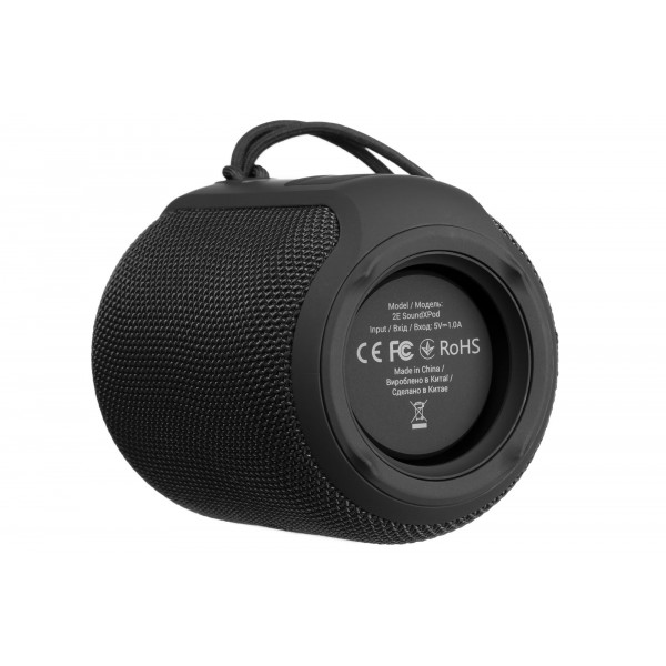 Акустична система 2E SoundXPod TWS MP3 Wireless Waterproof Black (2E-BSSXPWBK)