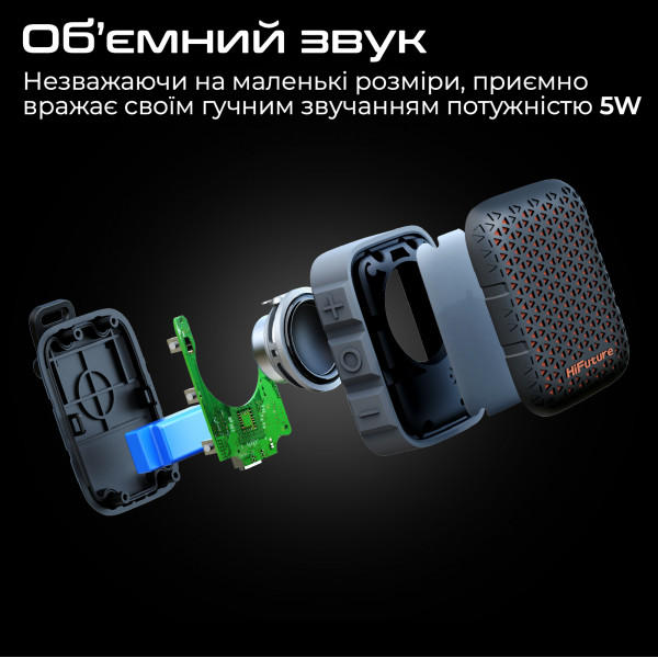 Акустична система HiFuture Pocket-S 5W Grey/Blue