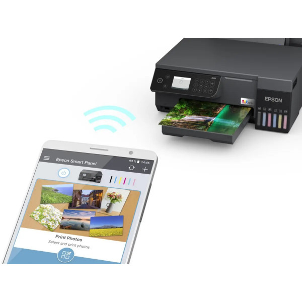 Багатофункціональний пристрій А4 кол. Epson EcoTank L8100 Wi-Fi (C11CK94401)