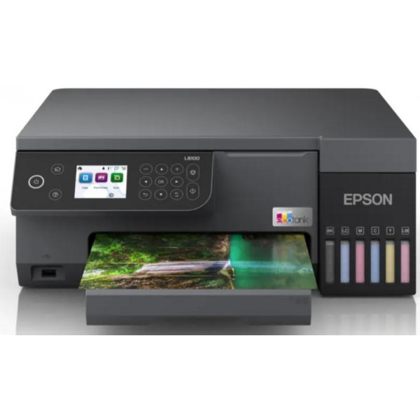 Багатофункціональний пристрій А4 кол. Epson EcoTank L8100 Wi-Fi (C11CK94401)