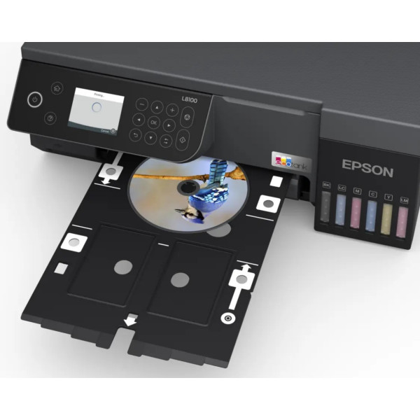 Багатофункціональний пристрій А4 кол. Epson EcoTank L8100 Wi-Fi (C11CK94401)