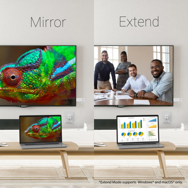 Бездротовий адаптер дисплея ScreenCast J5create 4K до 15м (JVAW76-N)