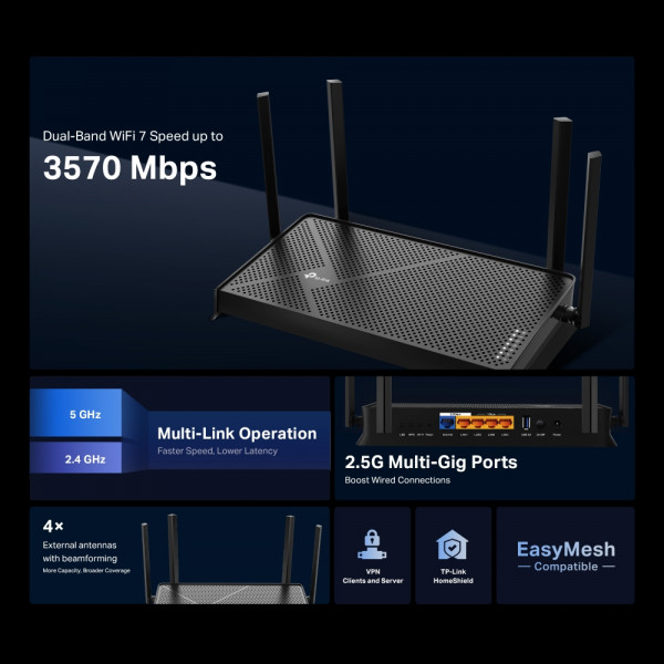Бездротовий маршрутизатор TP-Link Archer BE230