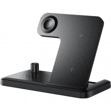 Бездротовий зарядний пристрій Essager Jiecheng 4 in 1 15W Black (EWXZM-JC01-Z)