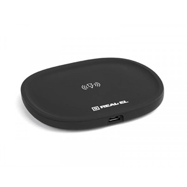 Бездротовий зарядний пристрій REAL-EL WL-740 2.4A 15W Black